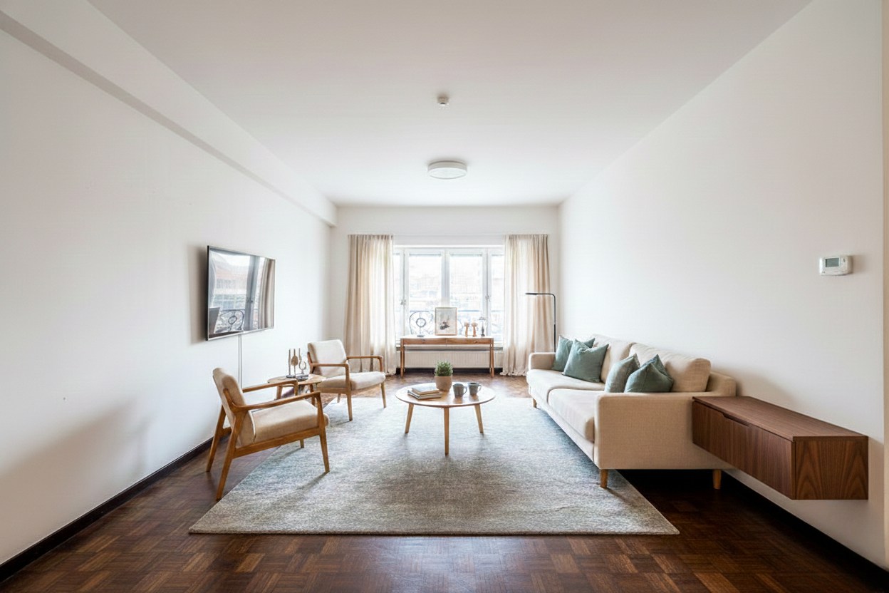 Ruim appartement met terras en garage op toplocatie in Gent 