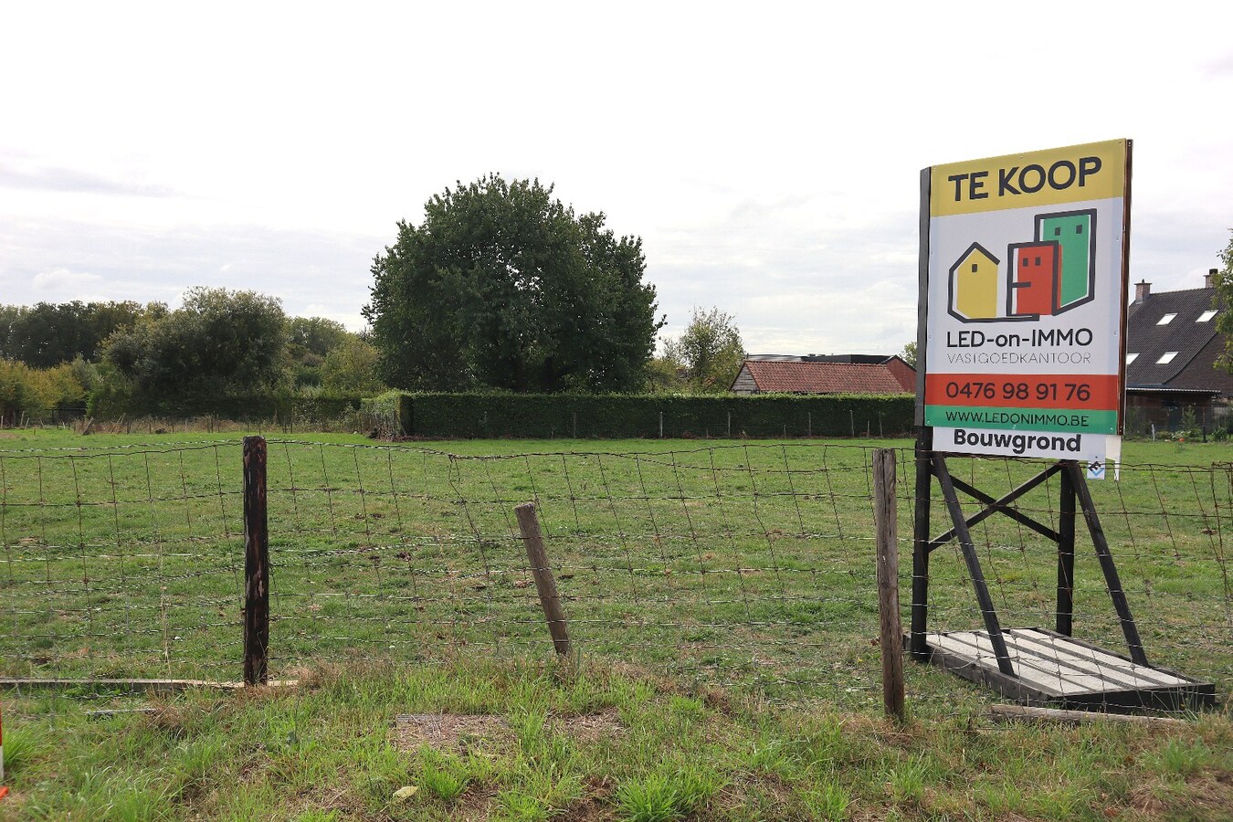 Mooi perceel voor HALF OPEN BEBOUWING te Boutersem 