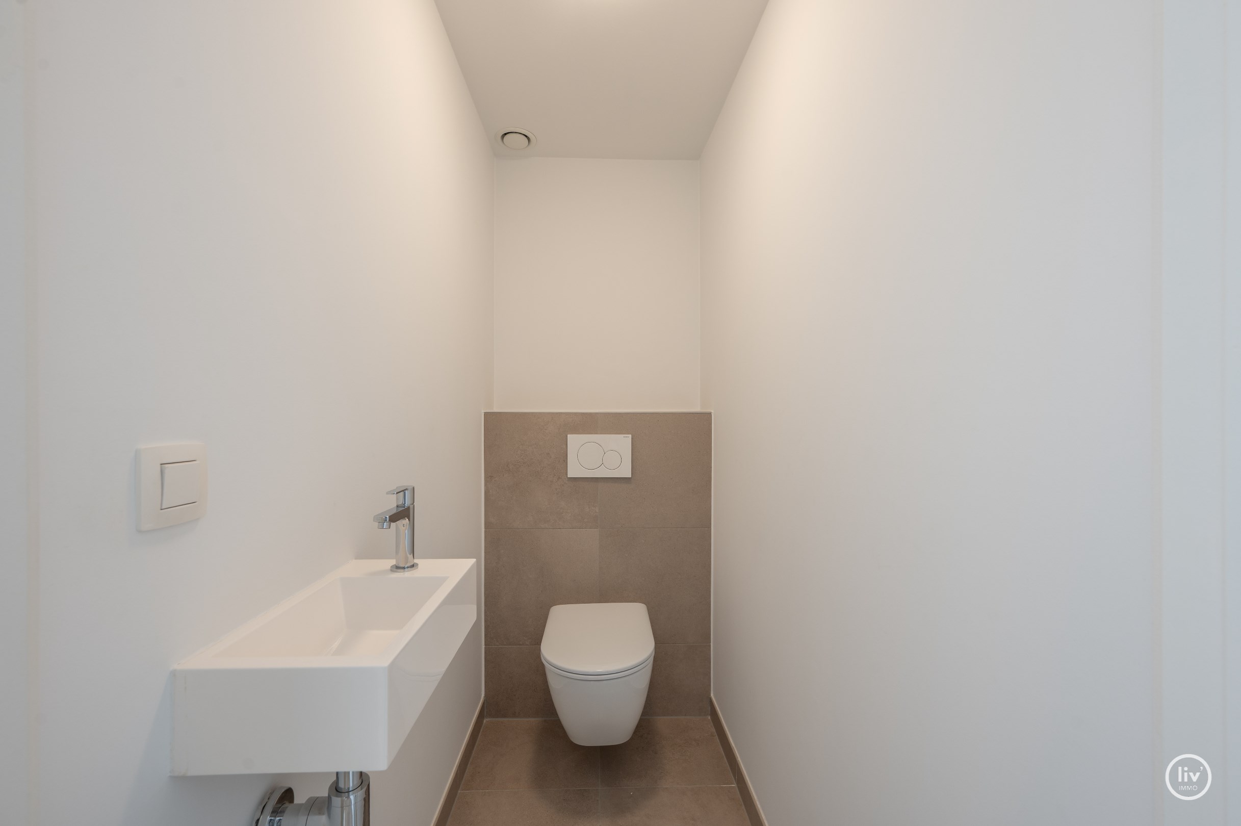 Appartement au rez-de-chaussée avec 1 chambre et terrasse, à proximité du centre commercial de Knokke. 