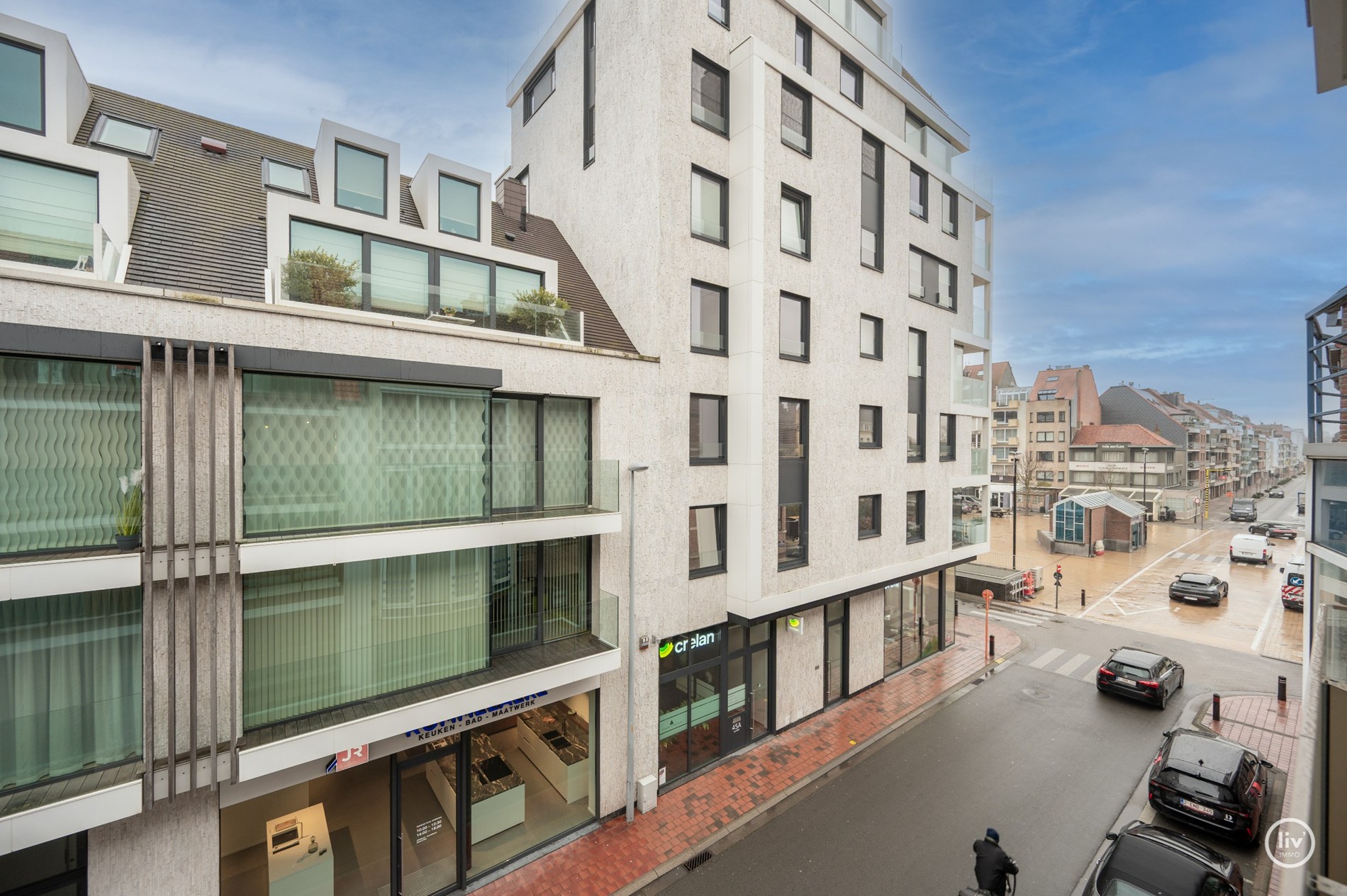 NIEUWBOUWPROJECT MADELEINE: Modern appartement met 2 slaapkamers gelegen in het centrum van Knokke. 