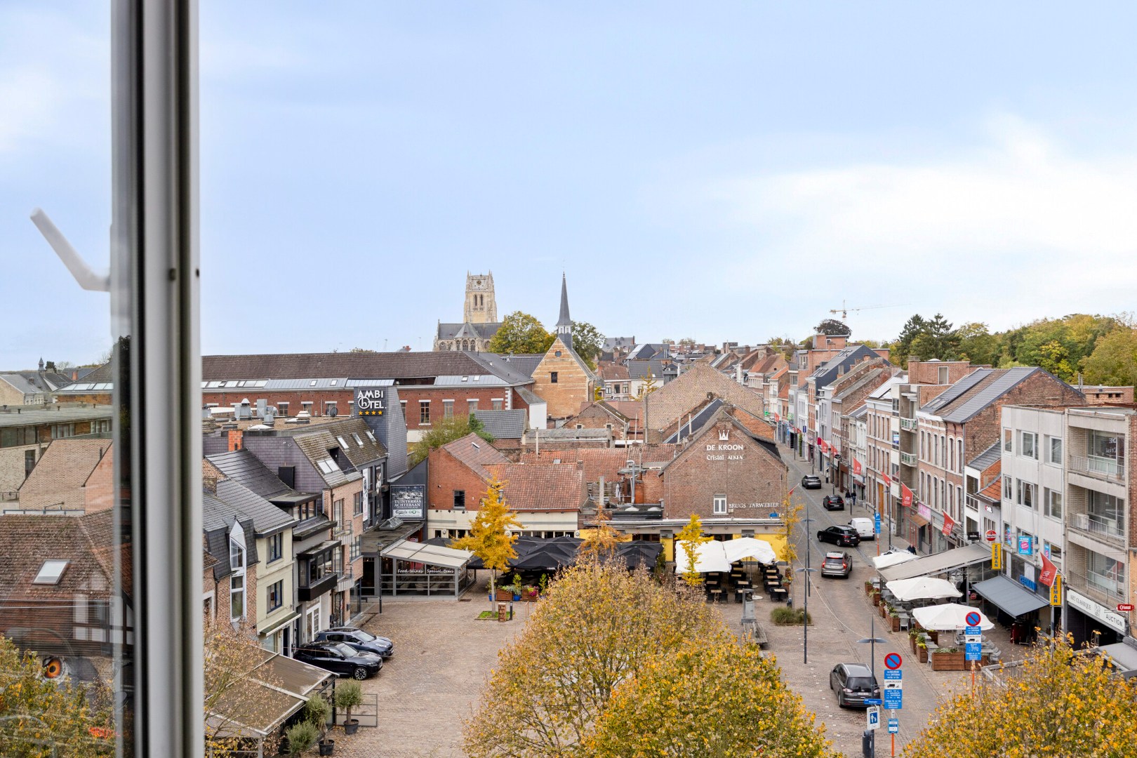 zicht over het stadscentrum