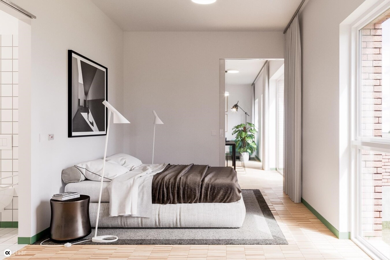 StJorisWinge - appartement 82 m2 met 2 slks én terras 12m2 