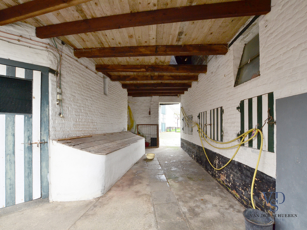 Stevige woning met karaktervolle stallingen in hartje Dikkelvenne. 