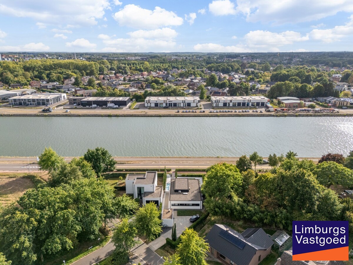 Unieke designvilla met zwembad en panoramisch uitzicht op het Albertkanaal 