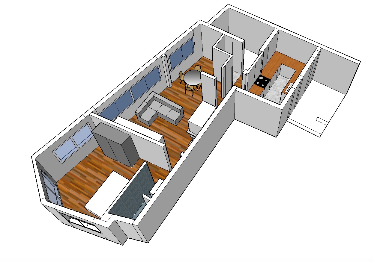 Te renoveren appartement in het centrum van Antwerpen 