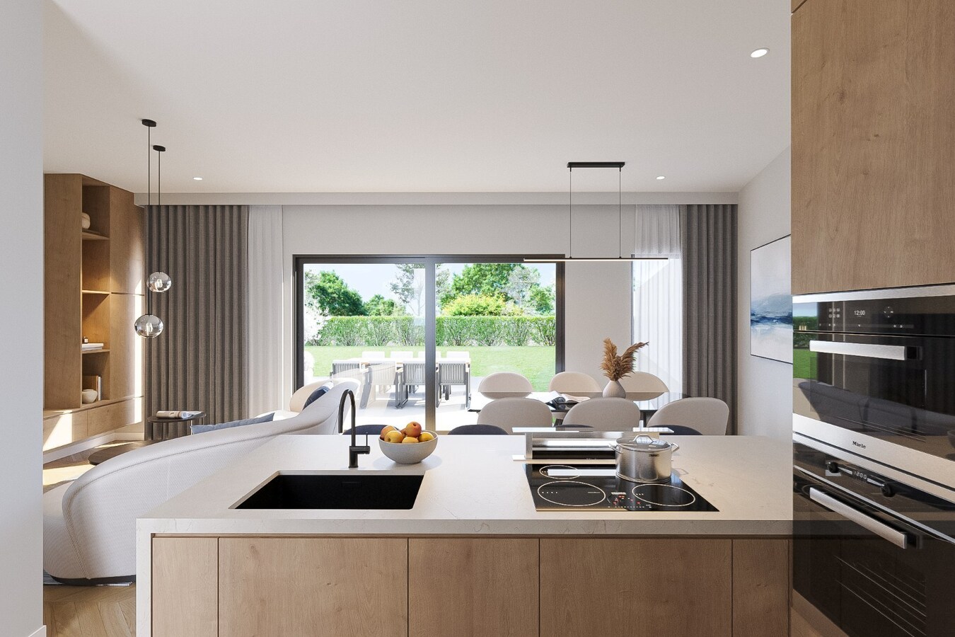 MODERN EN ENERGIEZUINIG NIEUWBOUWAPPARTEMENT MET 1 SLAAPKAMER, TERRAS EN AUTOSTANDPLAATS TE HAM CENTRUM 