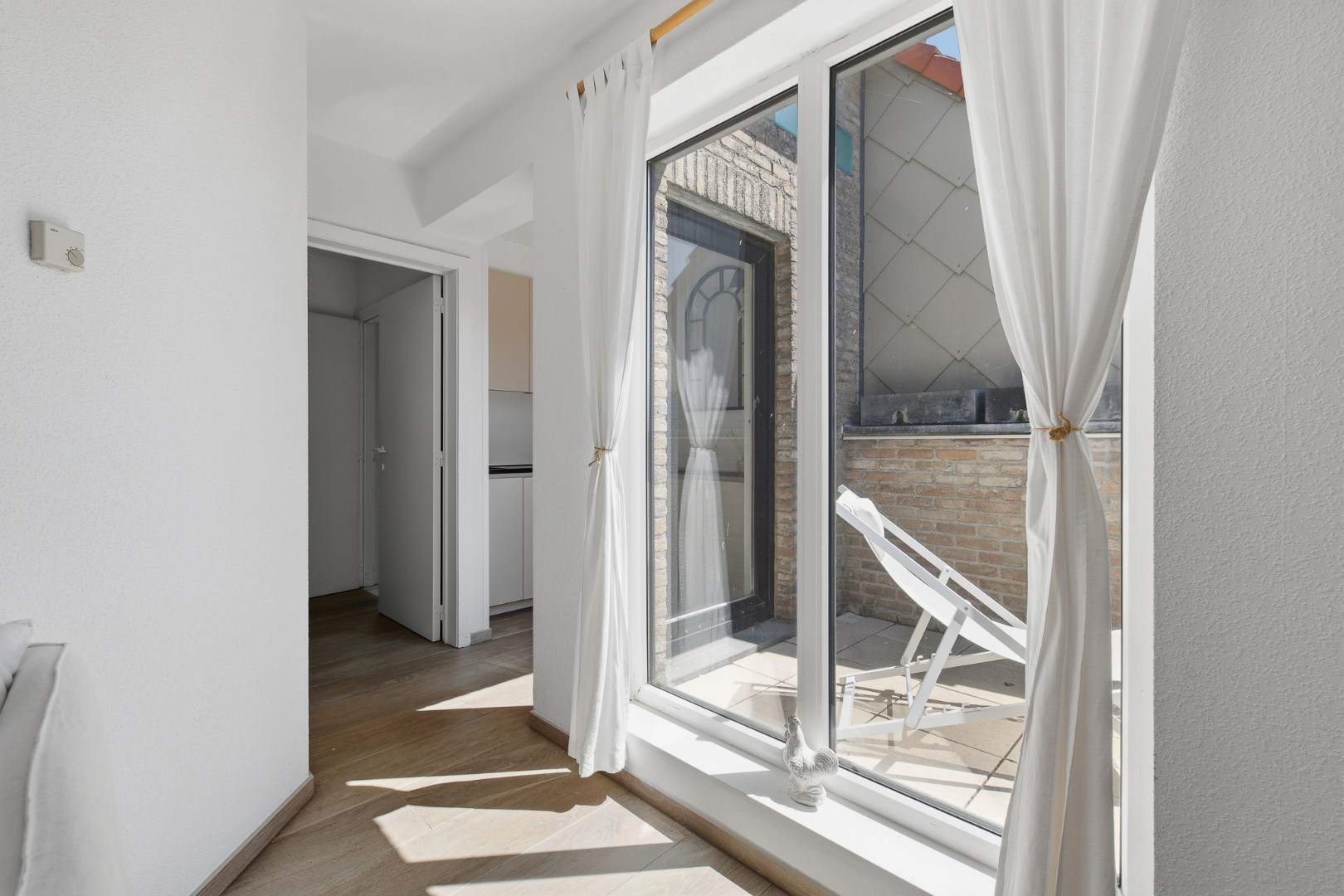 Instapklaar en gemeubeld 1-slaapkamerappartement met terras in hartje Wenduine 