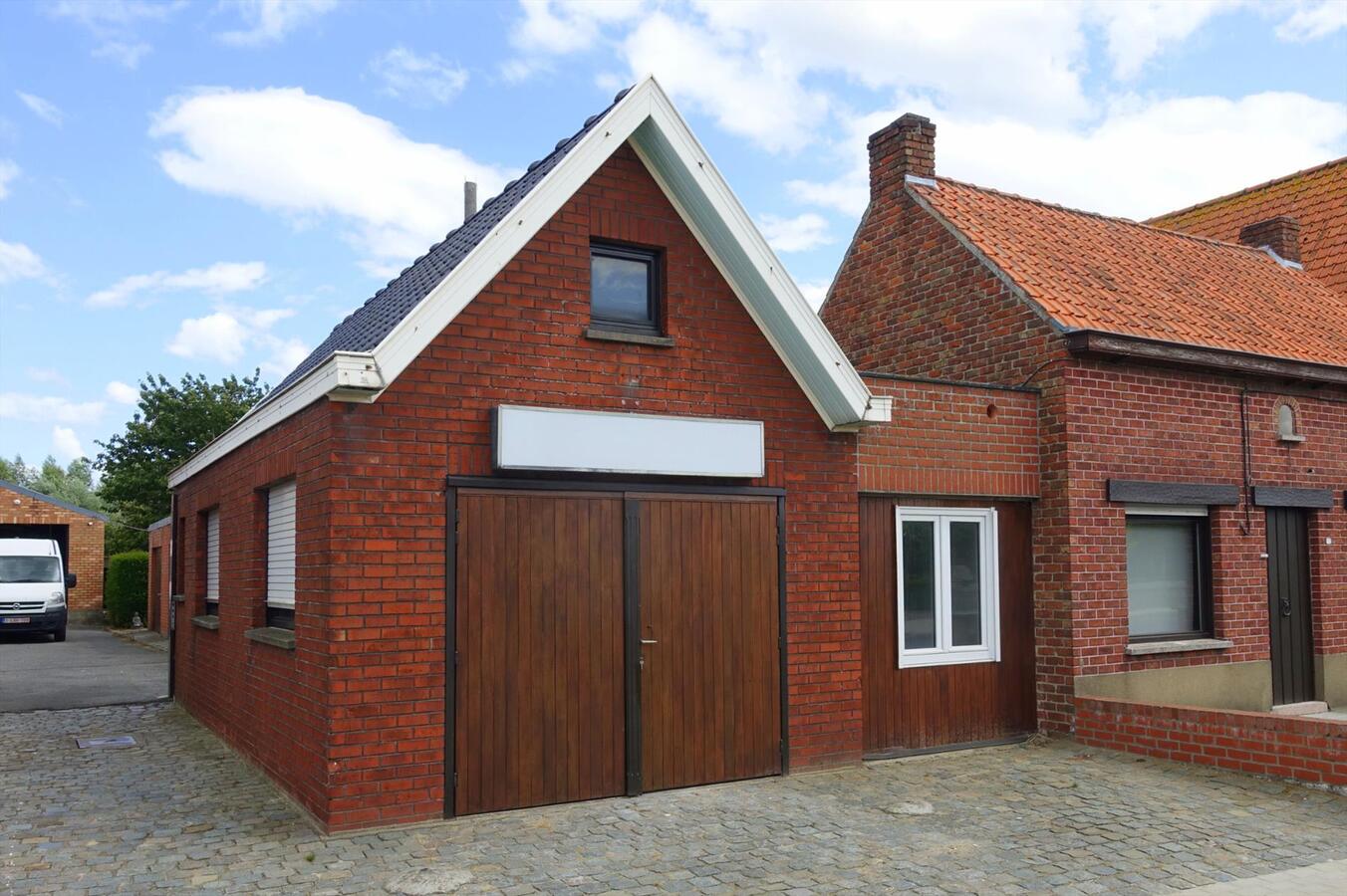 Opslagplaats in Zerkegem 