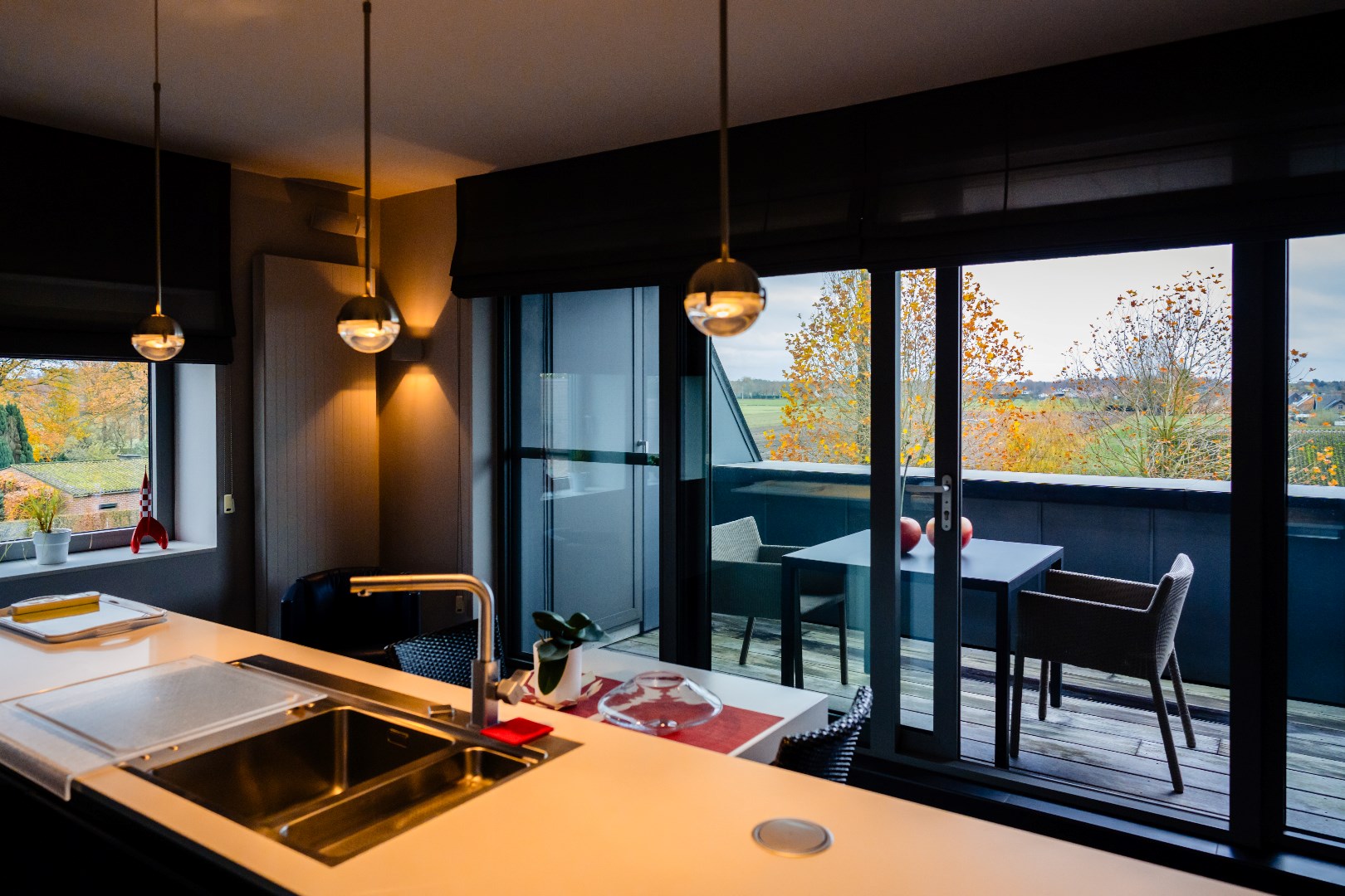 Exclusieve penthouse 151m² landelijk gelegen te Lembeke 