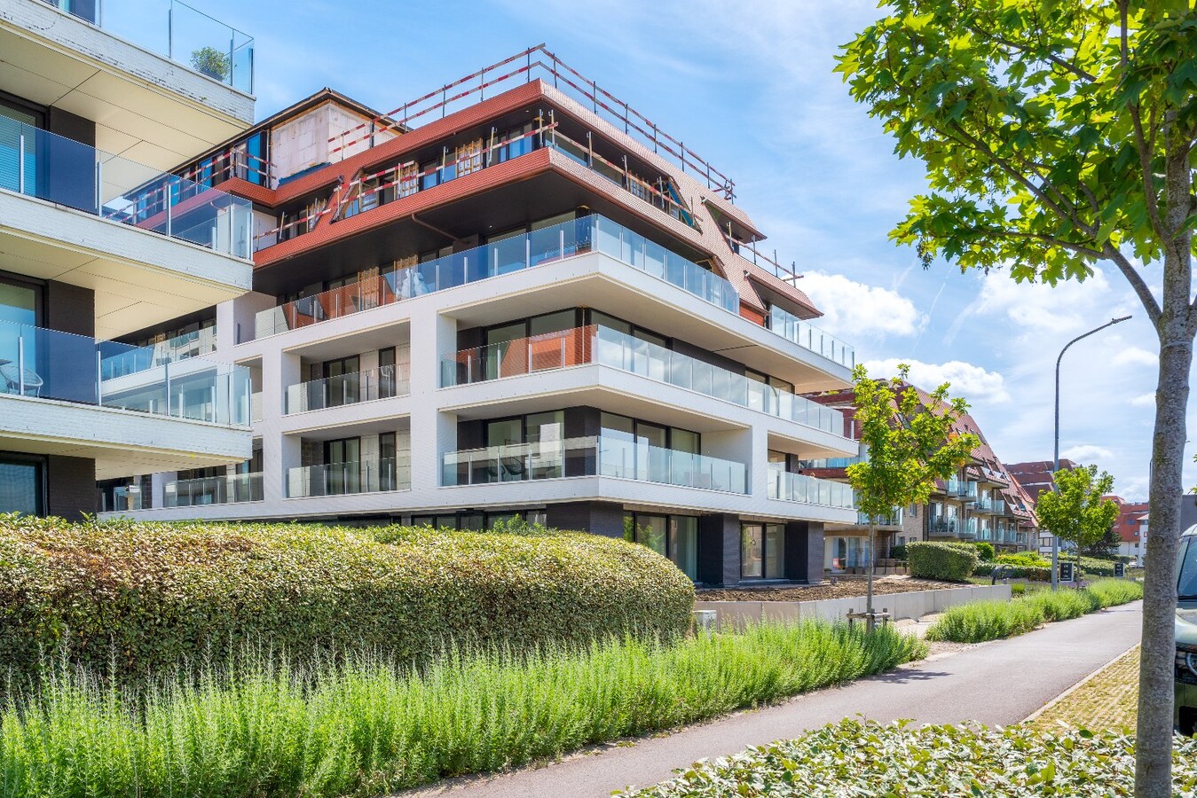 Luxueus afgewerkt nieuwbouwappartement met 2 slaapkamers en royaal terras 