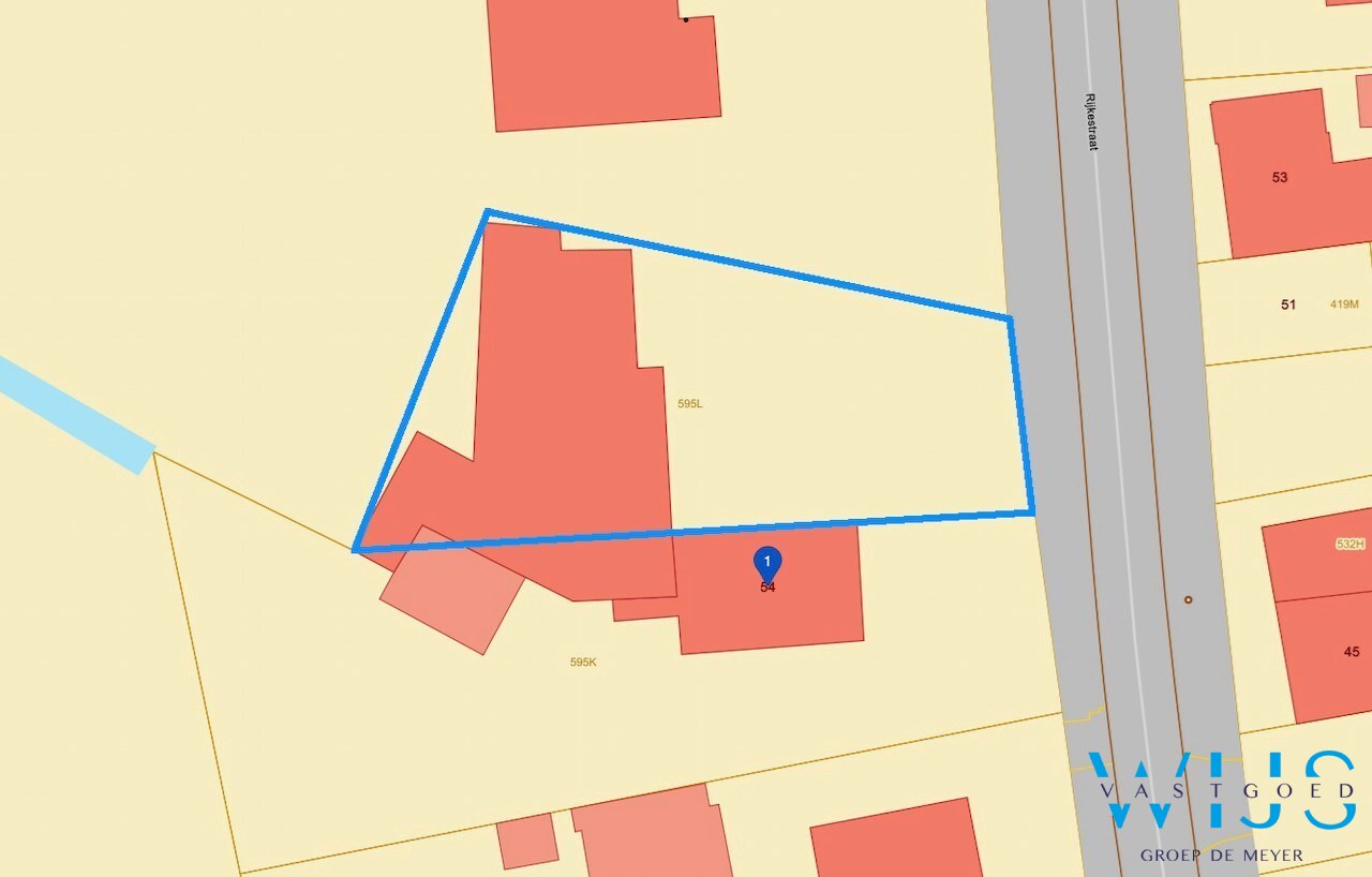 Bouwgrond van 623m² te Oosteeklo ! 