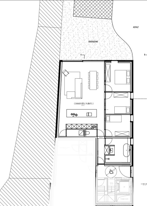 Gelijkvloersappartement met 3 slaapkamers en zongericht terras + tuin 