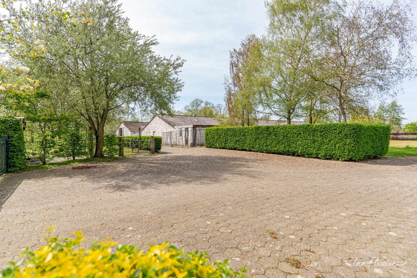Woning met stalgebouwen en buitenpiste op ca. 6ha te Bocholt 