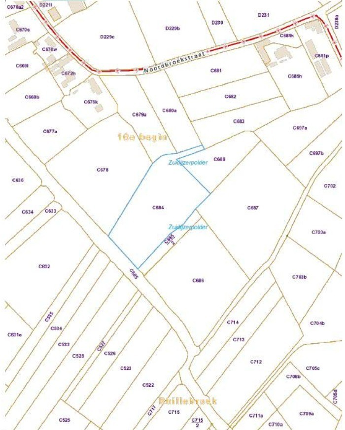 Ruim perceel landbouwgrond nabij de Noorbroekstraat, Woumen van 1ha01a40ca 