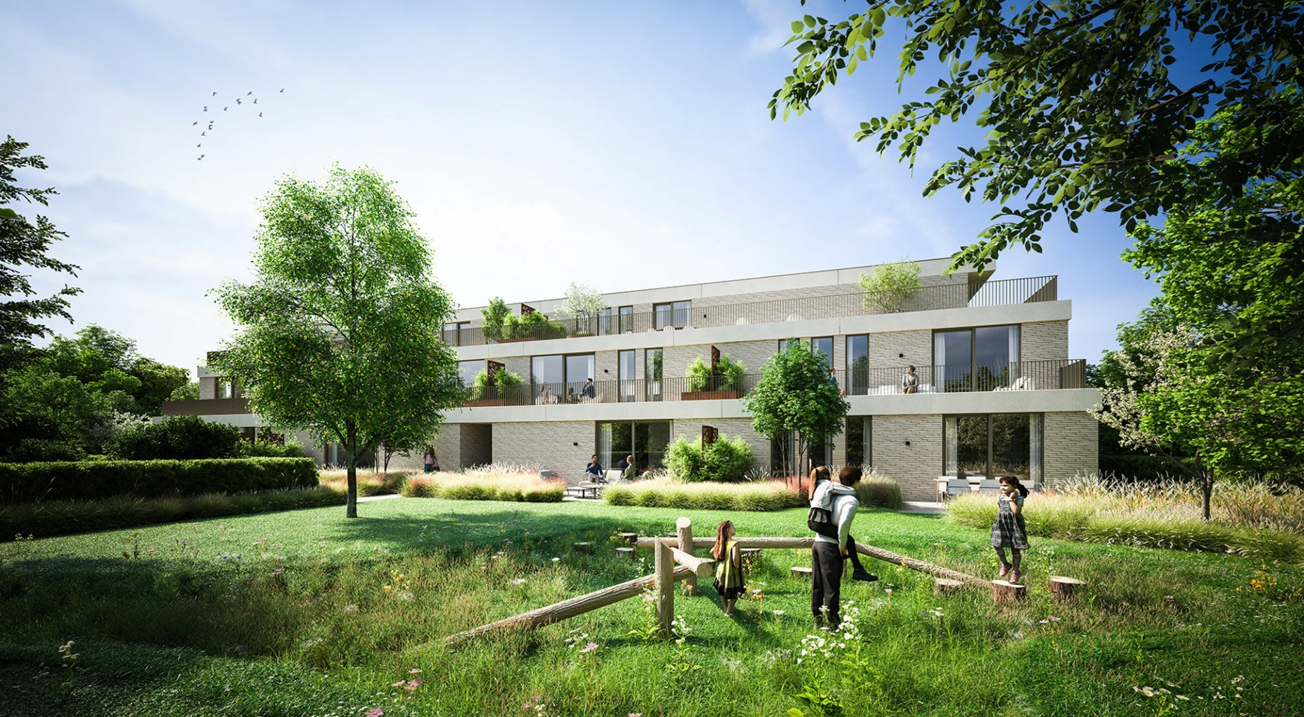 Nieuwbouw 1-slaapkamer appartement in centrum Geel 