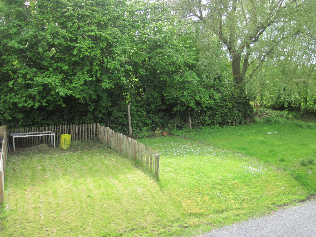 Recent vernieuwde rijwoning nabij de Schelde. 