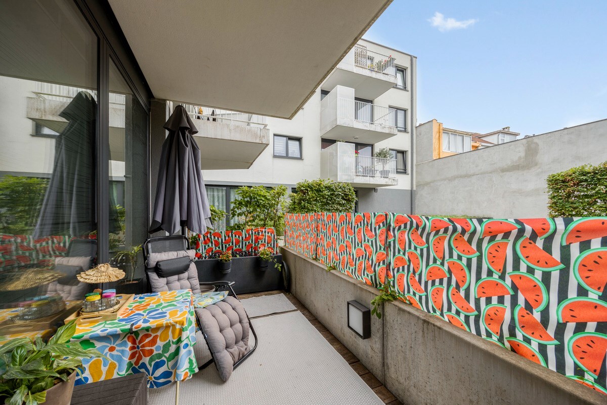 Modern appartement met terras in Evere - label B+ 