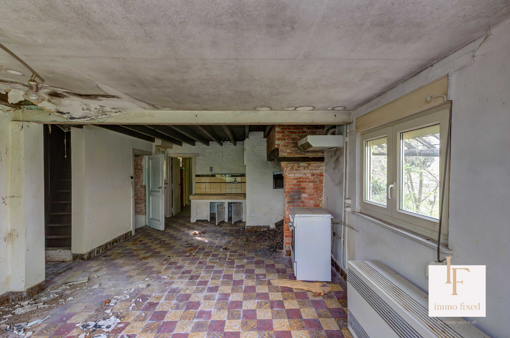 Af te breken woning op een perceel van 2804m2 te Halle-Zoersel. 