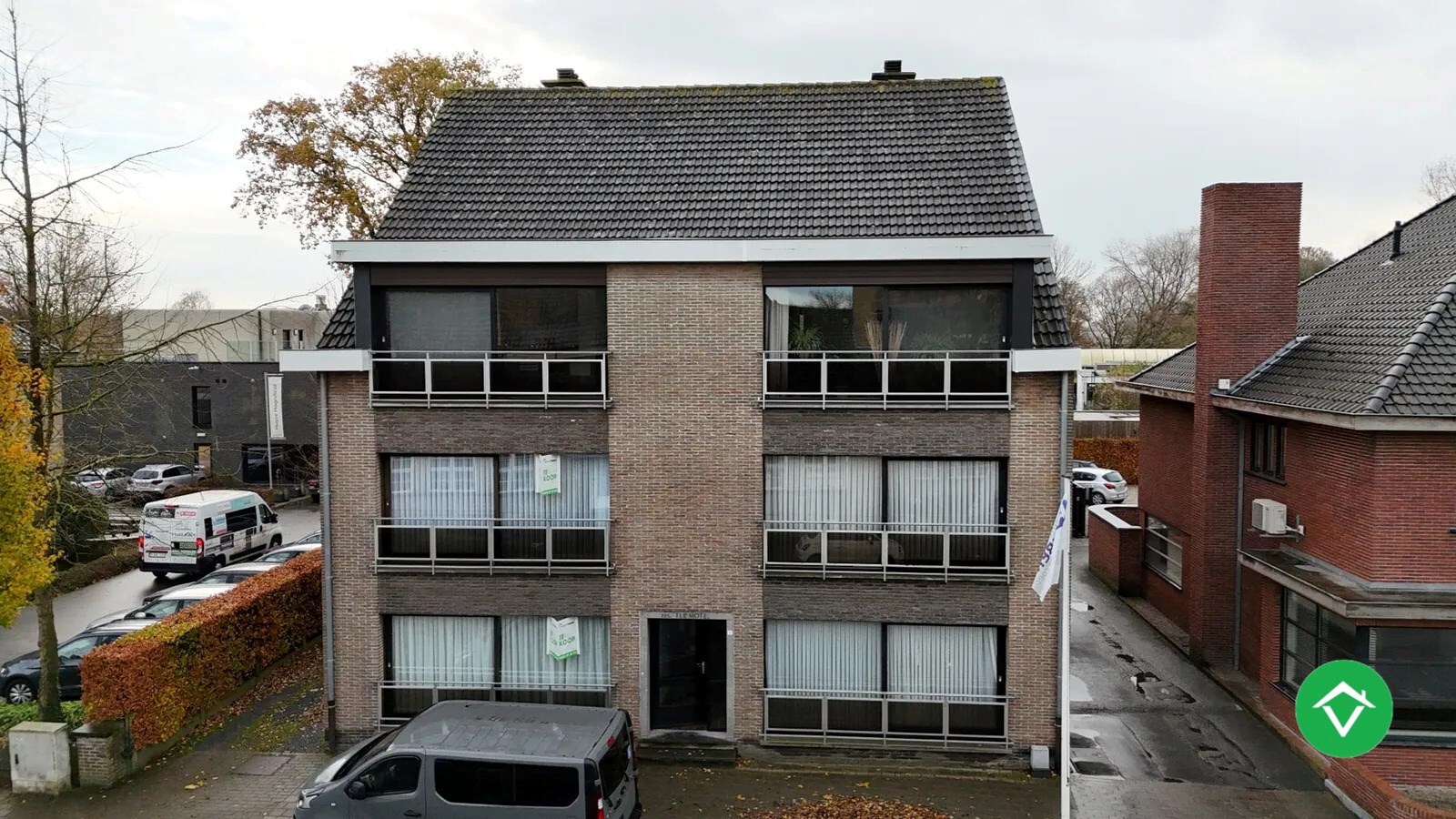 Appartement met 2 slaapkamers en garage in centrum Koekelare 