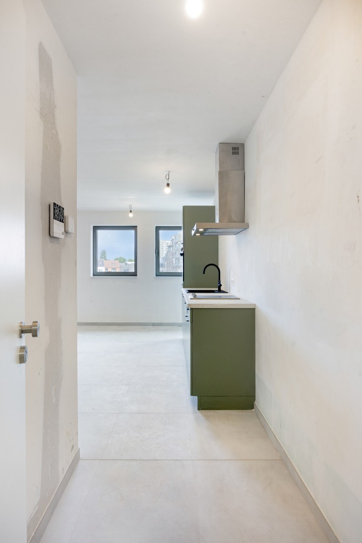 Nieuwbouw studio met 15,1m2 terras in hartje Leuven met kelderberging en parkeermogelijkheden! 6% BTW mogelijk! 