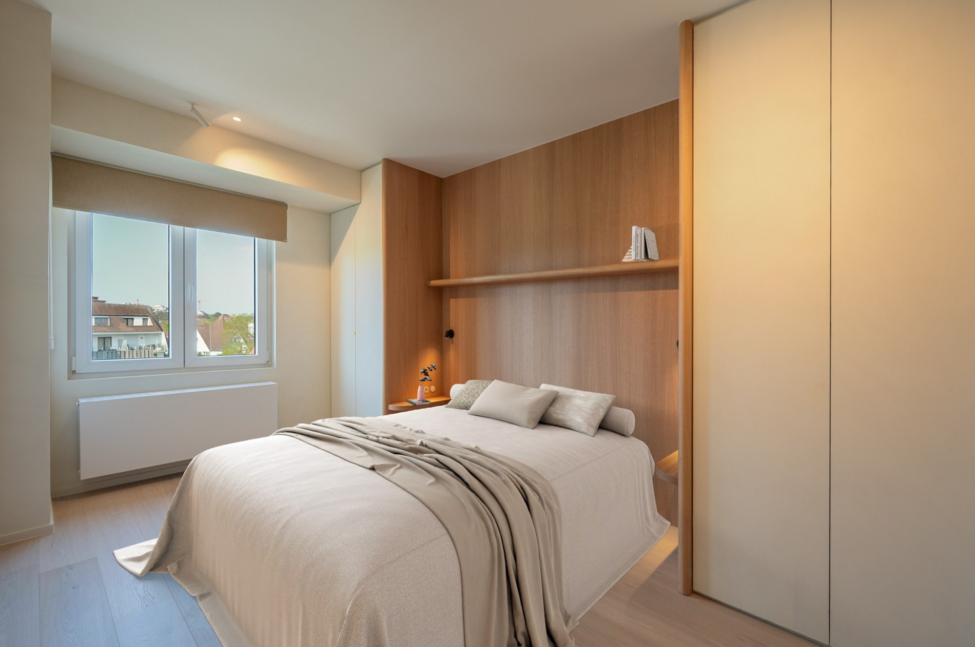 Klassevol appartement gelegen in een charmante villaresidentie in het Zoute. 