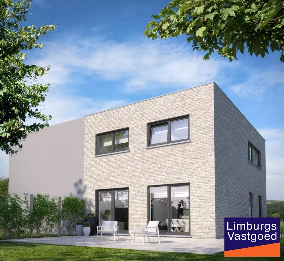 Nieuwbouwwoning, halfopen bebouwing, LOT 1, voor halfopen bebouwing, 4a 89ca, te Houthalen-Helchteren 