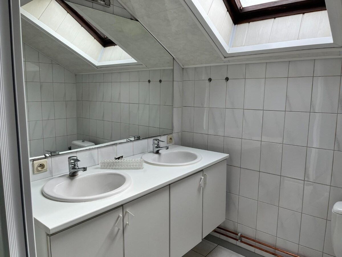 Ruim appartement met 2 slaapkamers en autostaanplaats te Leke 