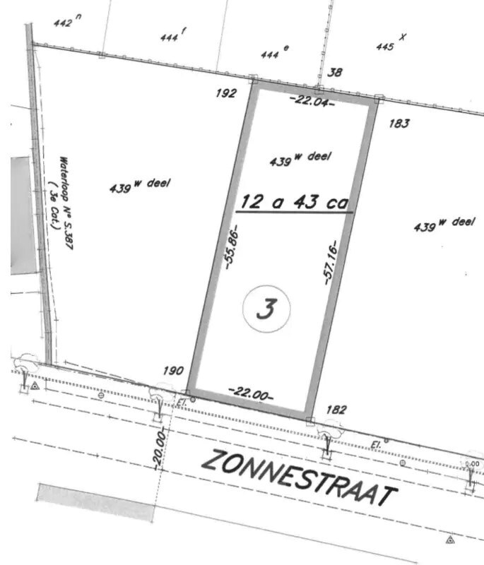 Ruim perceel van 1243 m² in het prachtige Ronse 