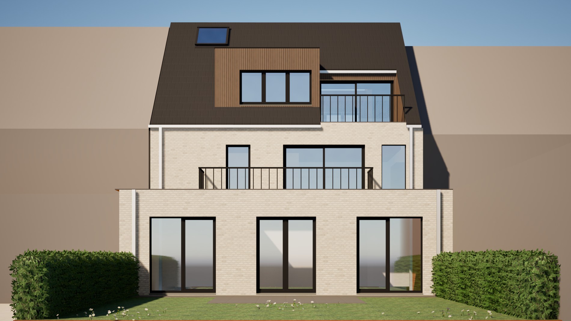 Ruim (104,48 m²) 2-slaapkamer appartement in kleinschalige residentie te Zandvoorde 
