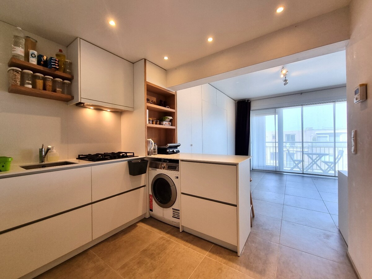 Volledig op maat ingerichte studio aan de Rederskaai - Zeebrugge 