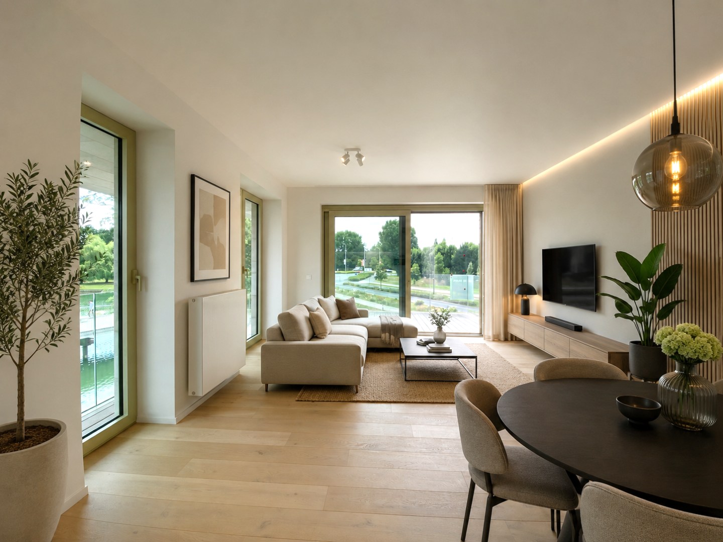 Instapklaar nieuw 1-slaapkamer appartement op een toplocatie in Waregem! 