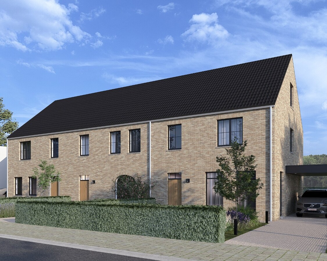 Landelijk project van 3 nieuwbouwwoningen op een rustige locatie te Bree! 