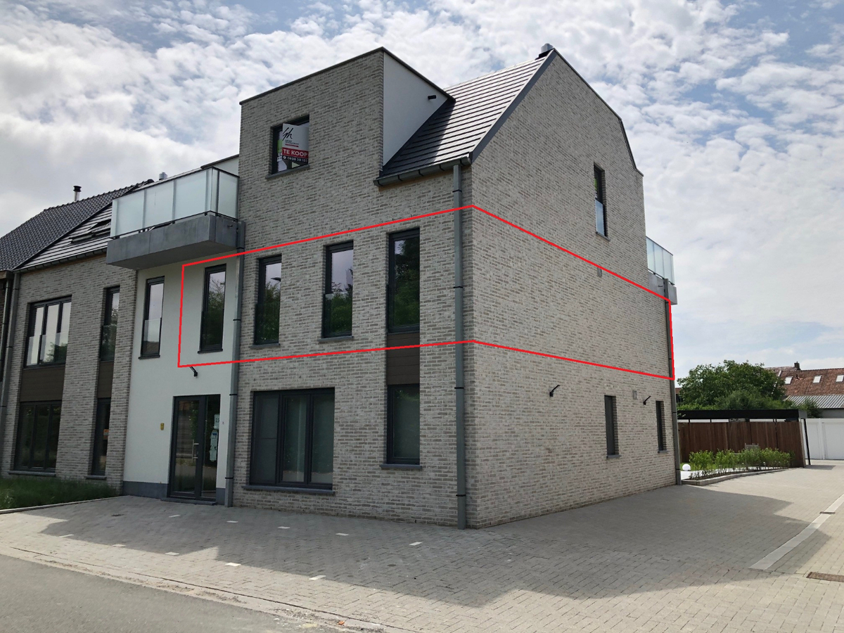 Nieuwbouw 2-slpk-appartement te Asper 