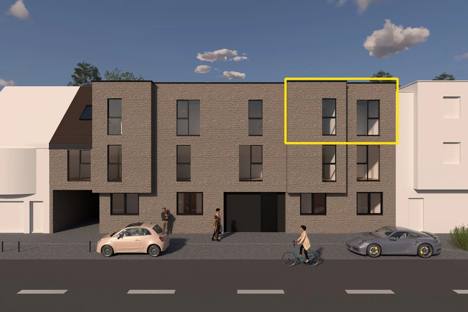 Stijlvol 2-slaapkamer appartement op het 2de verdiep met uitstekende zonoriëntatie