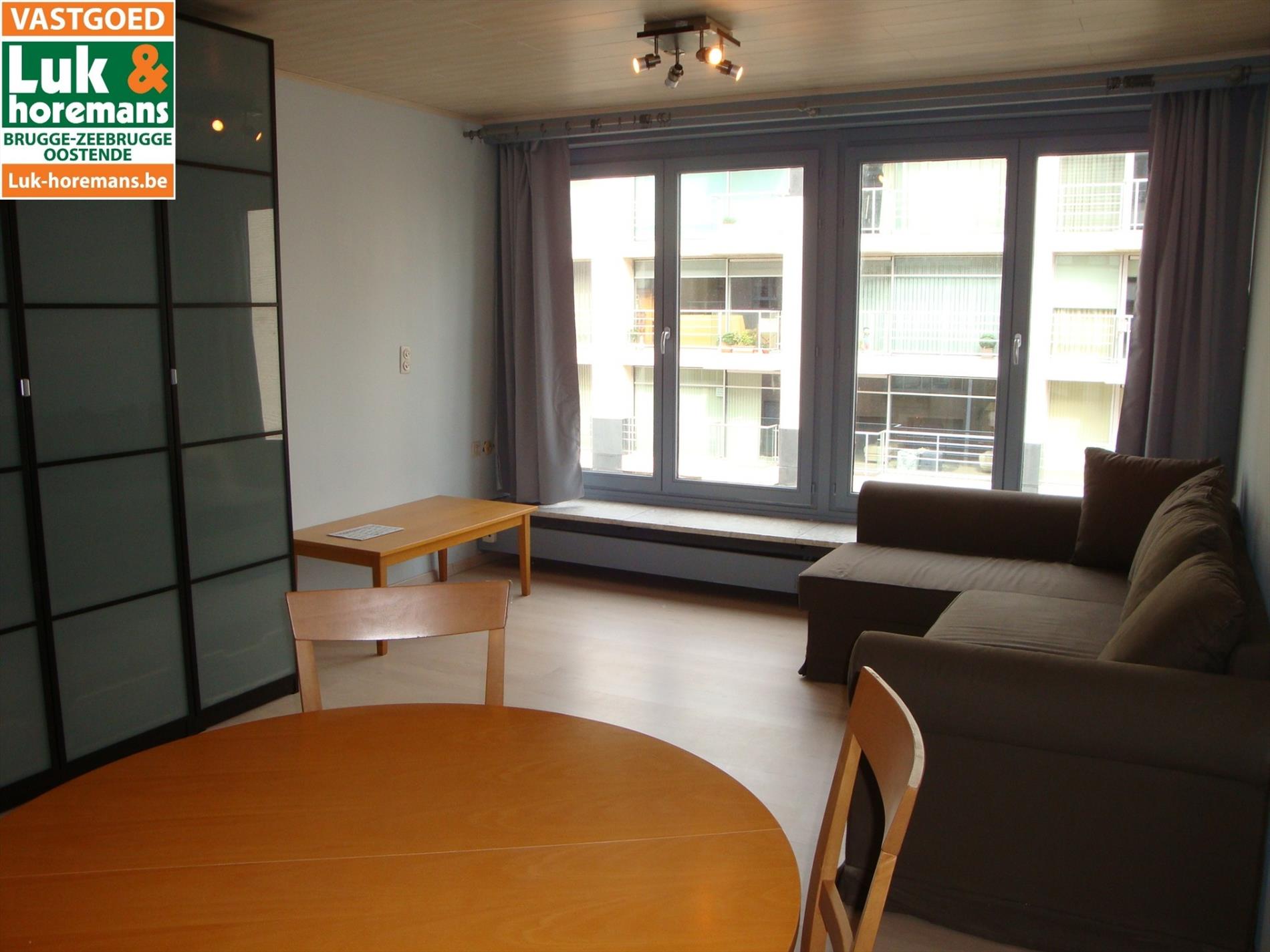 studio met zijdelingse zeezicht 