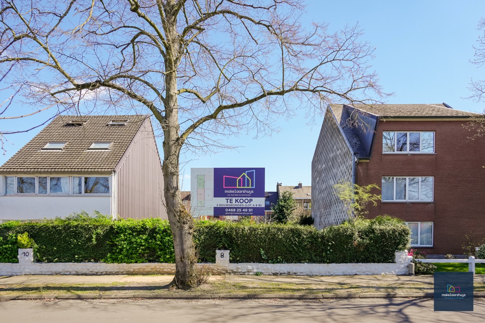 2 bouwgronden in GENT (Wondelgem) (LOT A+B) 225m² &amp; 224m² 