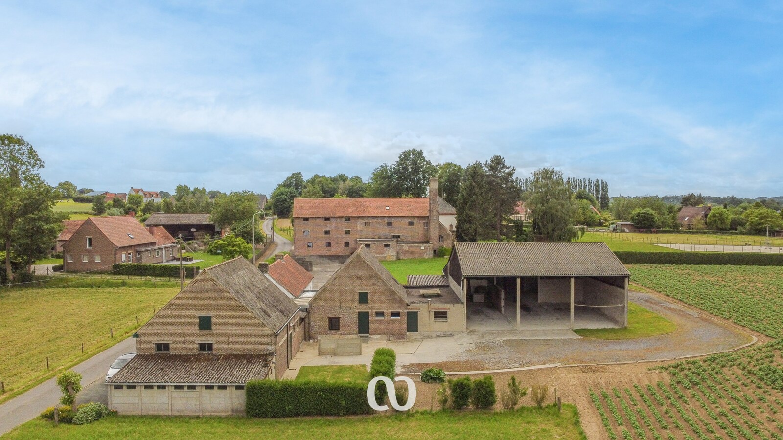 Prachtig gelegen hoeve met gronden op meer dan 3,5 ha 