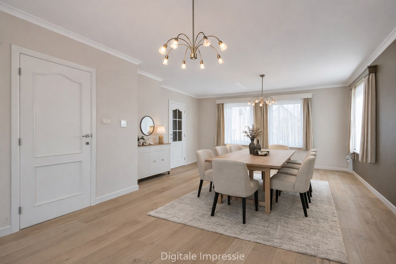 Comfortabele woning met sterke energieprestatie (label A), in landelijk woongebied. 