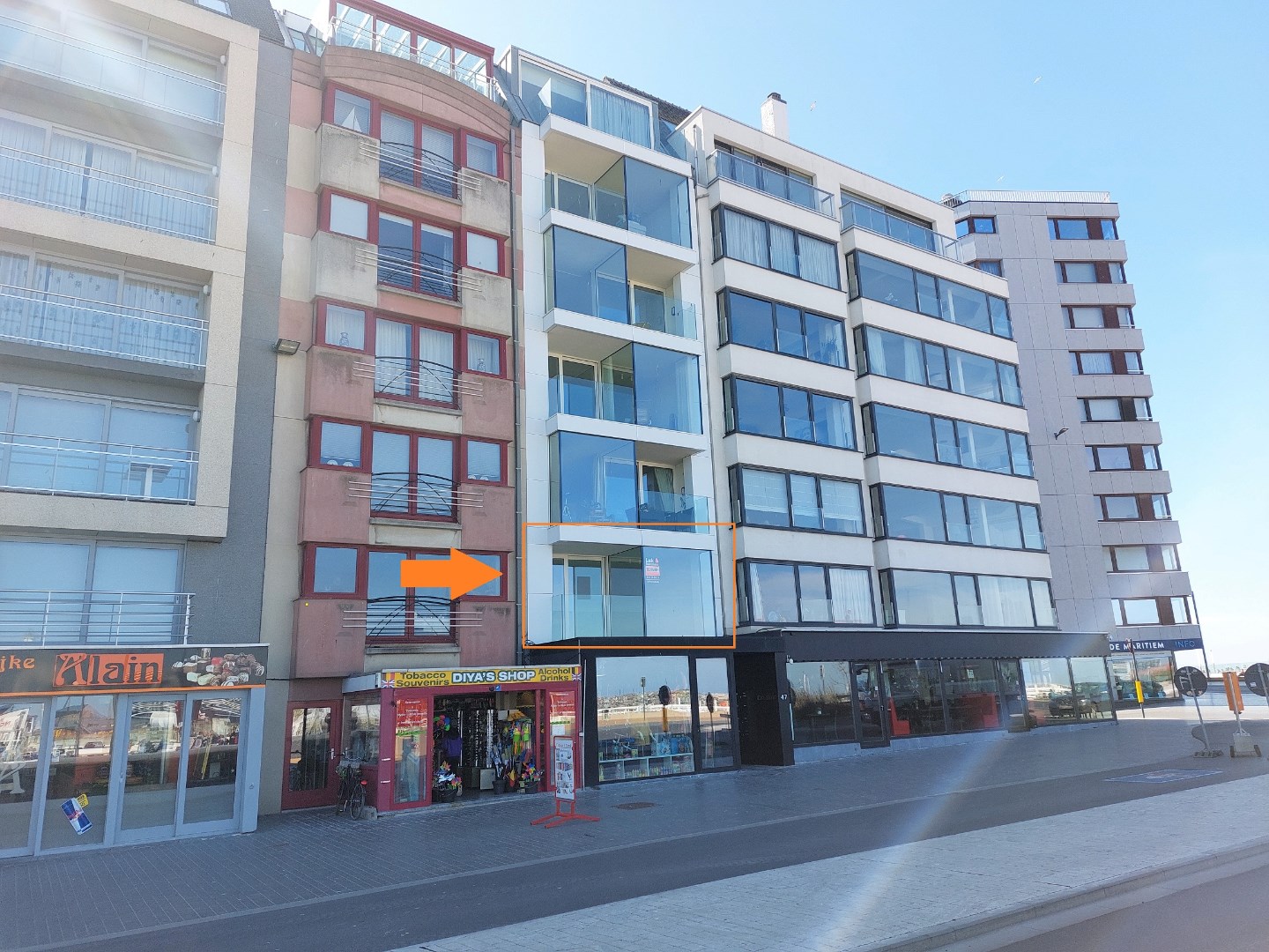 appartement 1 slaapkamer Visserskaai 47 Oostende