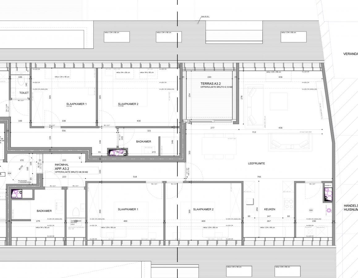 Uniek nieuwbouw appartement met 2 slaapkamers en veel zonlicht te Eernegem 