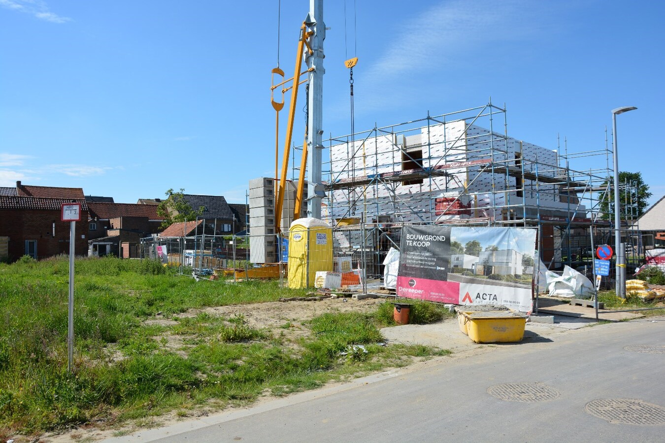 Bouwgrond voor villa in centrum Eernegem 