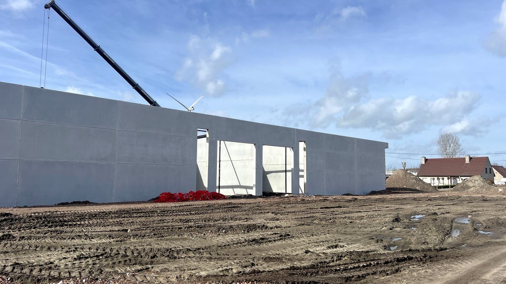 Nieuwbouw magazijnen te koop in Bizzpark Doornzele