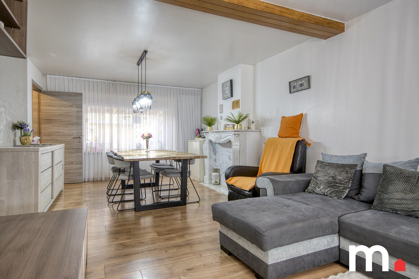 Instapklare woning te Ingelmunster met 3 slaapkamers en uitweg achteraan! 