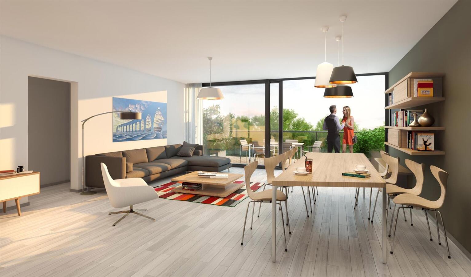 LINDEN - 2 nieuwbouwappartementen mét tuin en terras (2slks) 