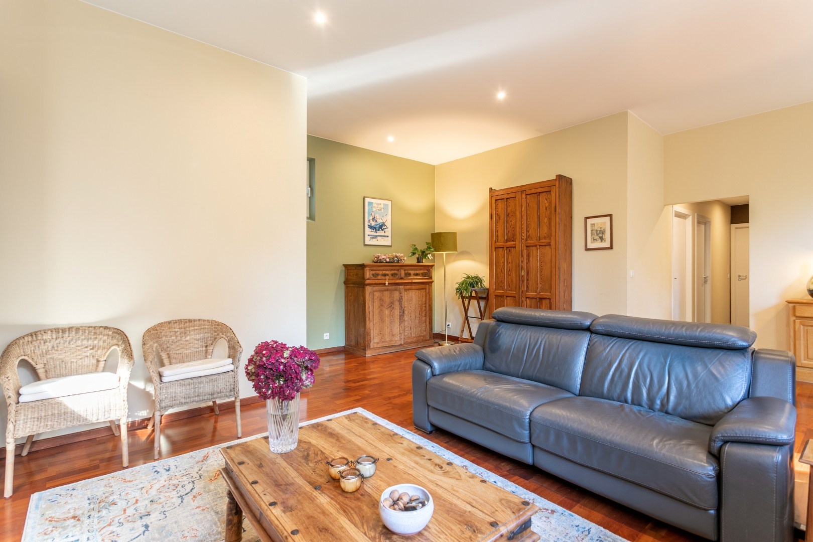 App. 3 slpk, 2 terrassen en garagebox 