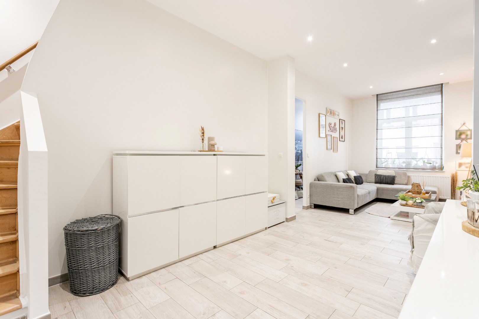 Volledig gerenoveerde woning, 3 slpks en tuin te koop centrum Halle 