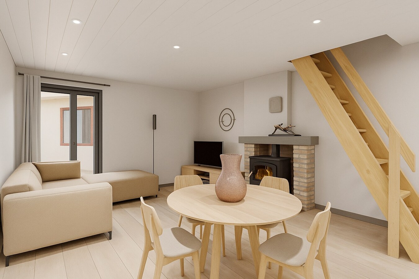 Instapklare halfopen bebouwing op topligging 