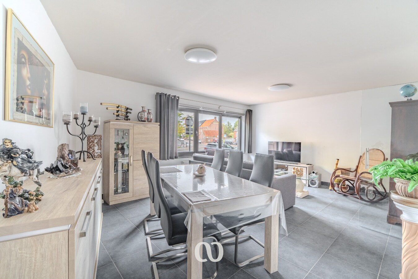 Gezellig appartement met 2 slaapkamers en garage 