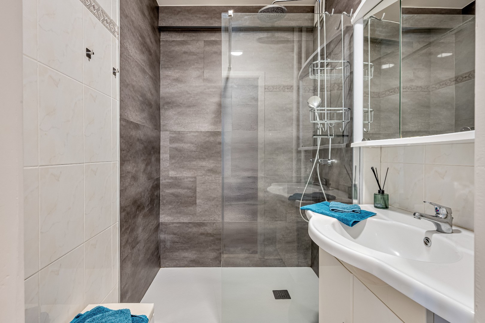 Badkamer met inloopdouche 