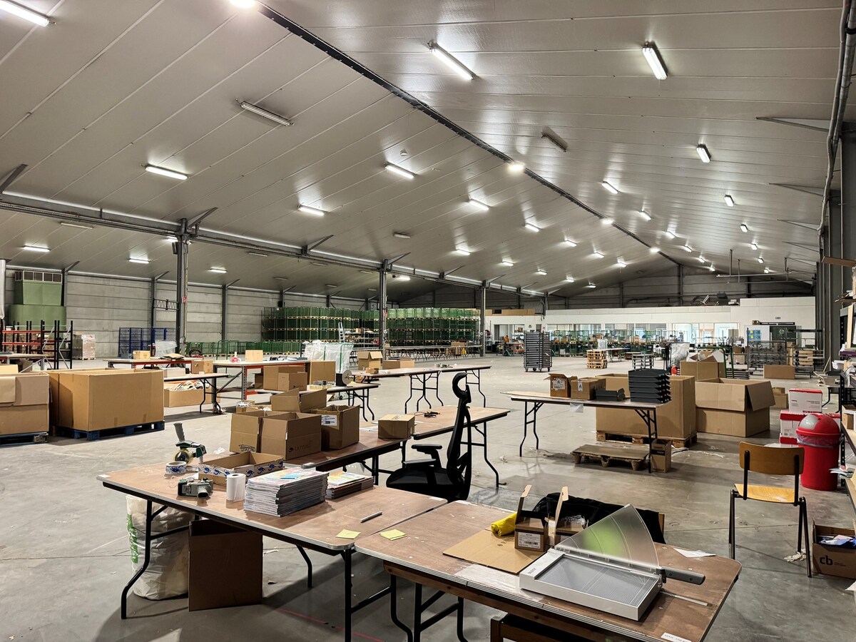 Loods met burelen te huur te Koekelare 